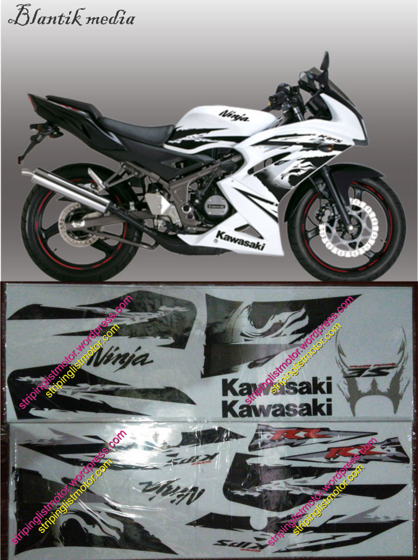 Kawasaki Ninja 150RR Special Edition 2012 Striping Motor